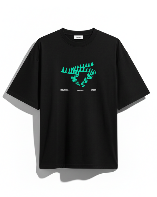 NORTHERN LIGHTS TEE - BLACK